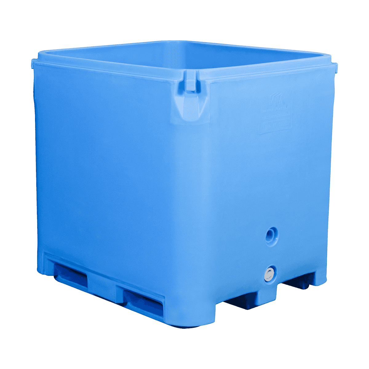 AF-1000L 大容量方形滚塑食品保温箱，冷链周转箱，仓储容器