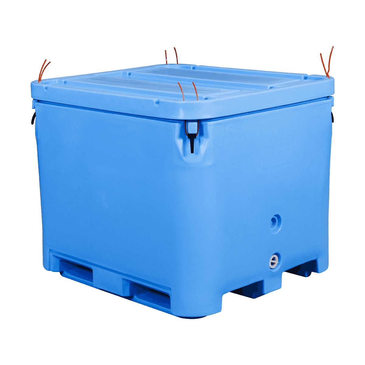 AF-800L LLDPE绝缘海鲜储存容器车间仓库冷链周转箱